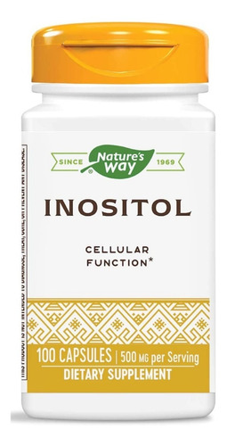 Inositol Nature's Way 100 Cps - Unidad a $1989