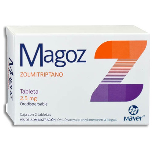 Magoz Zolmitriptano 2.5mg C/2 Tabs Maver