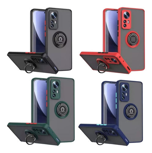 Case Hardness Ring Para Xiaomi Mi 12/ Mi 12 Pro/ Mi 12 Lite