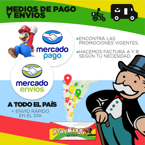 Imagen 7 de 10 de Monopoly Familiar Hasbro Compacto Juego De Mesa Playking