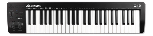 Controlador Midi Com 49 Teclas Sensiveis Alesis Sintetizado