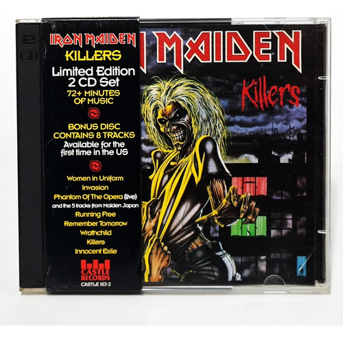 Cd Iron Maiden Killers + Bonus Cd Importado Tk0m