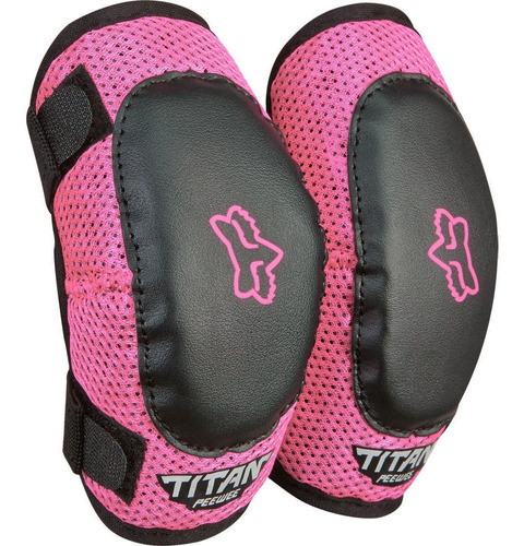 Coderas Moto Infantil Titan S/m Rosado Fox