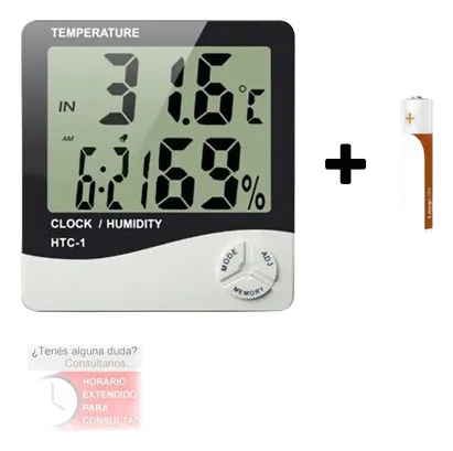 comprar Reloj Termómetro  Higrómetro Digital ¡¡ Entrega Inmediata !!