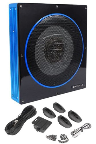 Rockville Rw10ca 10  800 Watt Slim Subwoofer Para Automóvil