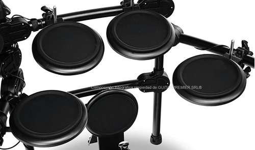 Bateria Electronica 8 Pads Doble Zona Efectos Usb Pedales 5c