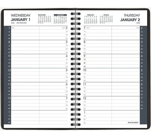 Agenda Diaria 2021 At-a-glance Negra