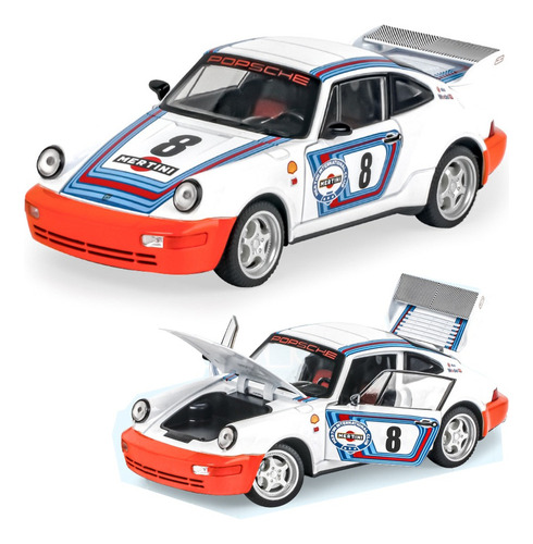 Porsche 911 Carrera Rs Miniautos Metal Con Luz Y Sonido 1/24