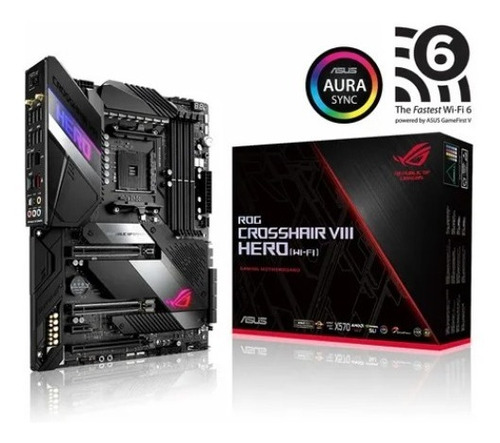 Motherboard Asus Rog X570 Crosshair Viii Hero (wi-fi) Atx 