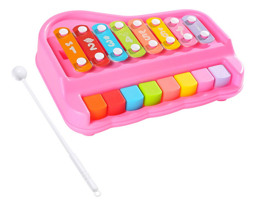 Piano E Xilofone Ou 2 Em 1 Para Bebês De 1 A 3 Anos