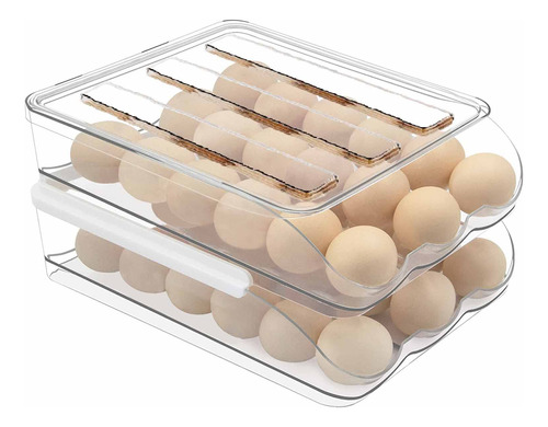 Soporte De Huevo De Gran Capacidad Para Refrigerador - Caja