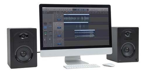 Imagen 6 de 8 de Monitores De Estudio Samson Mediaone M50 Activo Audio Par