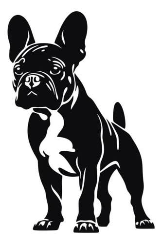 Vinilo Adhesivo Decorativo Perro Bulldog Frances 03