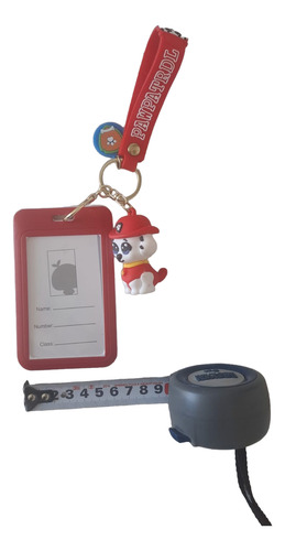 Llavero Paw Patrol Marshall Con Porta Tarjeta Sube
