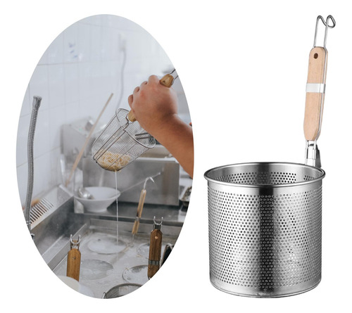 Colador De Malla Para Cesta De Bolas De Mango Plano De 18cm