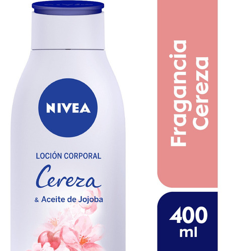 Loción Corporal Nivea Cereza Y Aceite De Jojoba X 400 Ml