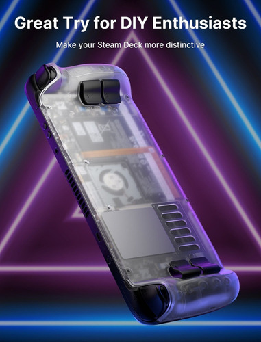 Carcasa Trasera Transparente Compatible Con Steam Deck