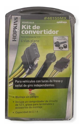 Kit Convertidor De Luces De 4 Vías Checador A 12v Remolque