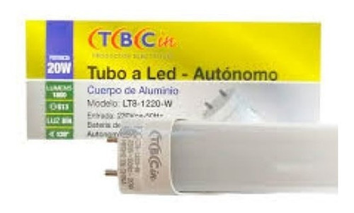 Tubo Led 10w Autónomo Tbcin Color de la luz Luz día