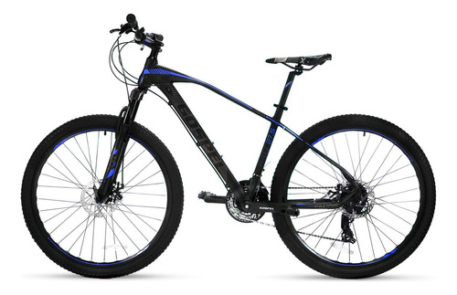 Bicicleta Montaña Rodada 27.5 24 Vel Suspensión Gospel Azul Tamaño del cuadro L