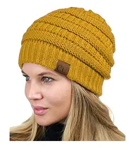 Comprar Gorro Unisex Grueso Y Suave De Punto Trenzado