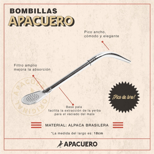 Imagen 2 de 9 de Bombilla Pico De Loro