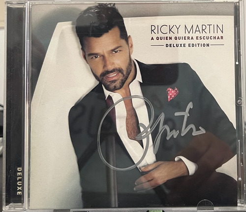 Ricky Martin - A Quien Quiera Escuchar / Autografiado