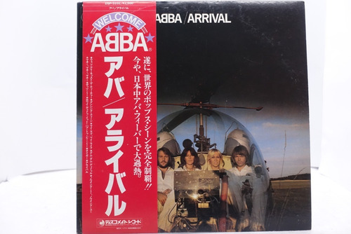 Vinilo Abba  Arrival  1976 (edición Japonesa, Obi Rojo)