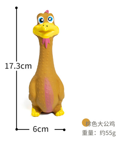 Juguetes De Látex Marrón Con Forma De Pollo Y Chirriantes Pa