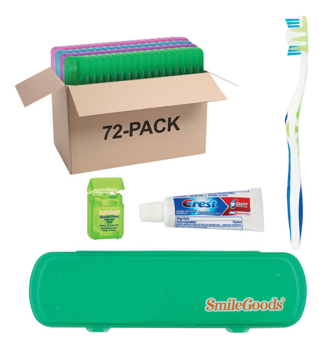 Smilegoods Kit De Cuidado Dental Para Adultos Estuche De Via