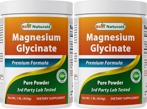 Glicinato Magnesio 454g Pack 2 - g a $440