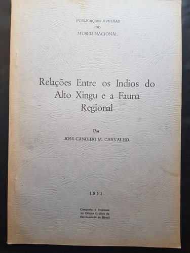 Publicações Avulsas Do Museu Nacional. 50n 908