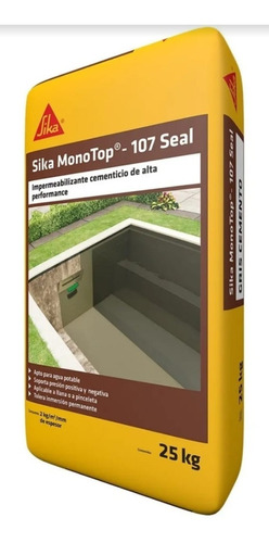 Sikamonotop 107 X 25 Kg Mortero Cementíceo Impermeabilizante