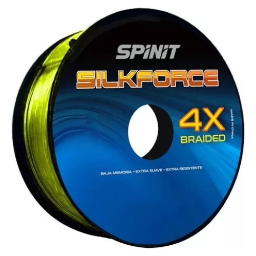 Multifilamento Spinit Silkforce 4x 0.20 Mm - 25 Lb X 100 Mts