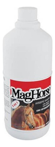 Shampoo Maghorse Com Silicone 3 Em 1 Para Cavalos 1 Litro