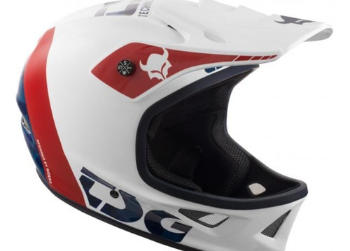 Casco Downhill Tsg Squad Graphic Design White L