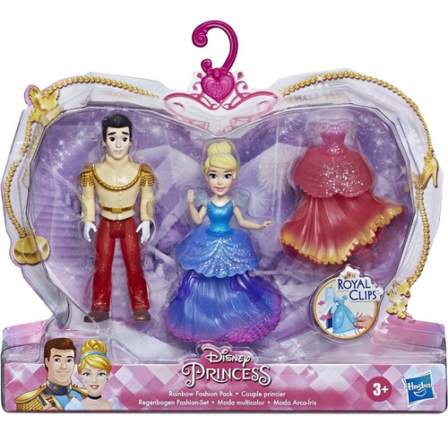 Disney Princesa Cenicienta Royal Clips Moda Arcoiris