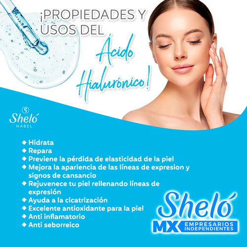 Acido Hialuronico Uso Cosmetico Suero Facial + B3 B5 30 Ml