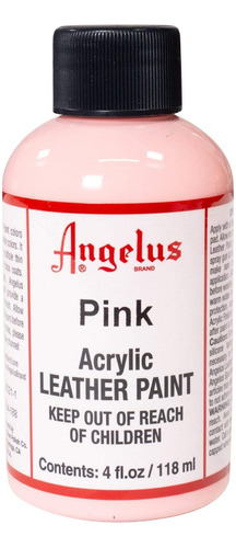 Pintura Acrílica Angelus 4 Oz ( 1 Pieza ) Color Pink