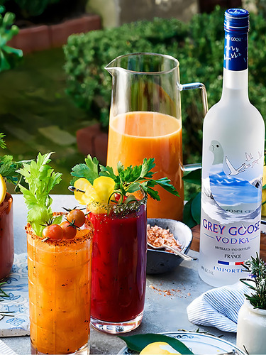 Pack De 12 Vodka Grey Goose 1 L