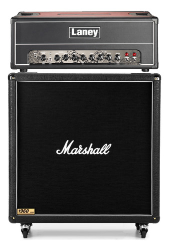 Amplificador Guitarra Cabezal Laney Ghr100 + Caja Marshall P