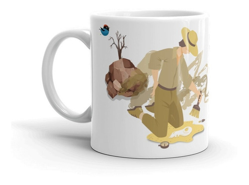 Imagem 2 de 7 de Caneca Personalizada Aves De Ubatuba (eu Amo Paleontologia)