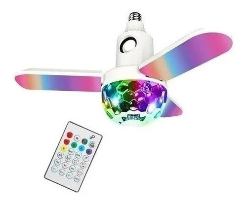 Ampolleta Bluetooth Parlante Bola Disco Led Rgb Con Control