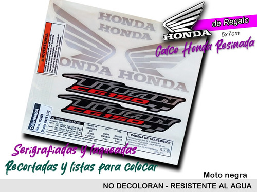 Calcos Honda Titan 2014 Completo - Calidad!