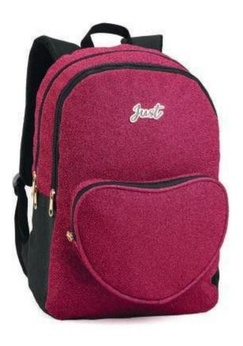 Mochila Juvenil Feminina Just Denlex Escolar Viagem