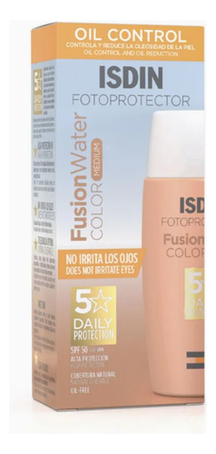 Isdin Fotoprotector Fusion Water Fps50+ Color Medio 50ml.