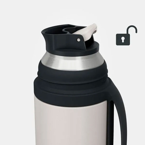 Garrafa Isotérmica Em Inox 0,4l Quechua Cor Bege