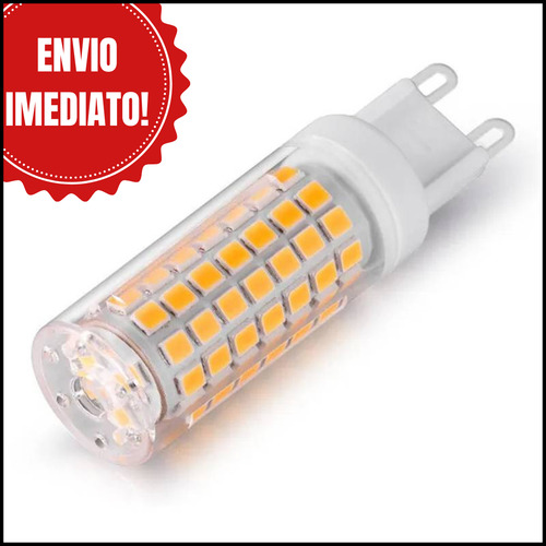Kit Com 10 Lâmpada Led G9 Halopim 18w Bivolt Arandela/lustre