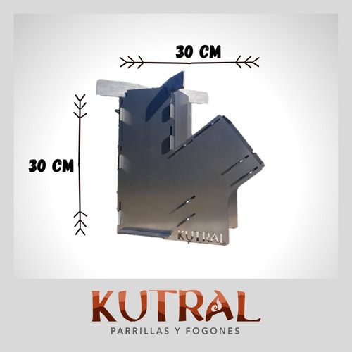Cocina Rocket Stove Kutral Desarmable A Leña