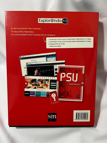 Libro Sm Explorando Psu Matemática 3 Y 4 Medio Usado (Usado)